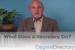 What Does a Secretary Do? - Video Preview